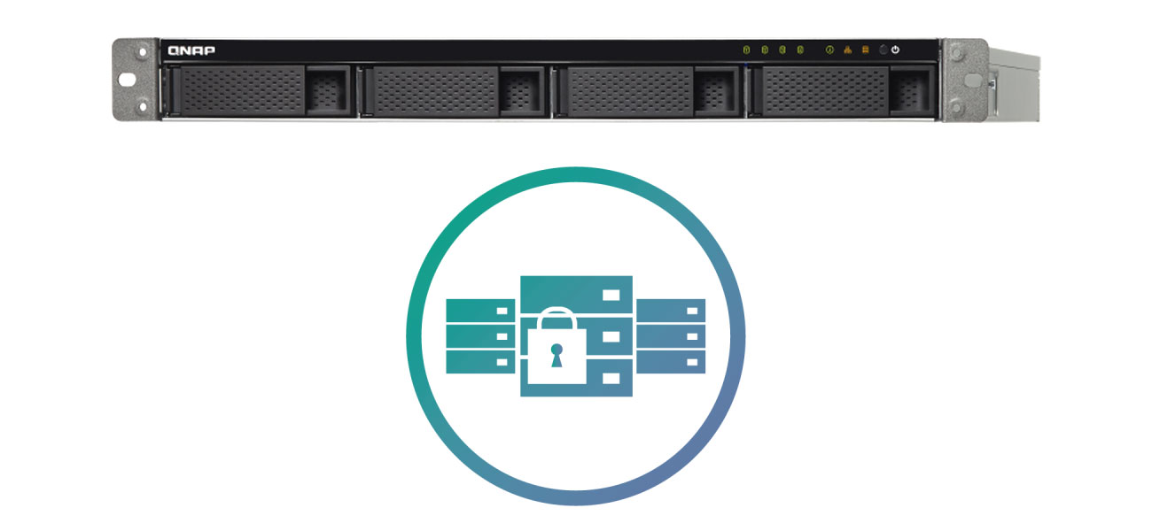 Serwer NAS QNAP TS-432XU-RP-2G Chroń dane na serwerze NAS