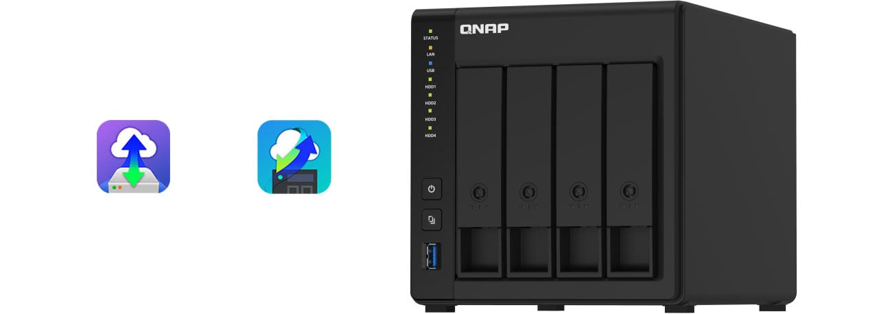 QNAP TS-451D2 - Integracja w chmurze