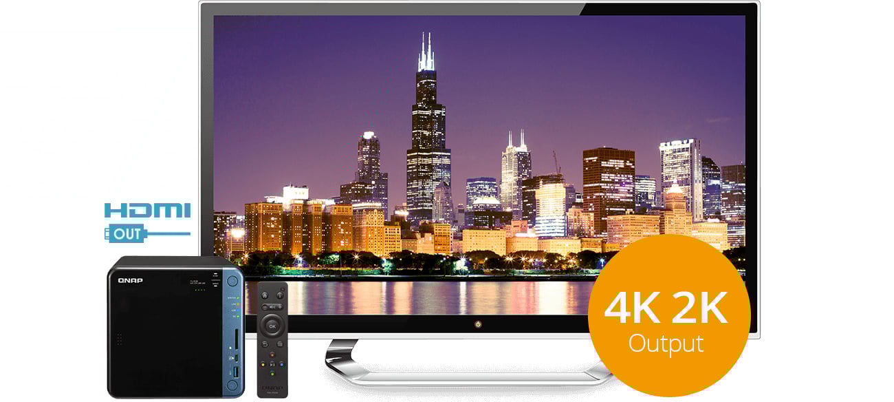 QNAP TS-453B-4G HDMI 4K