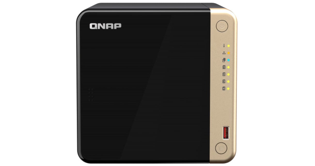 QNAP TS-464-8G widok z przodu