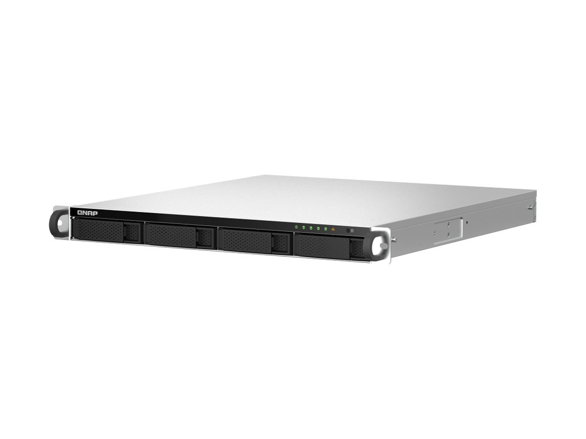 QNAP TS-464U-8G RACK widok z lewej