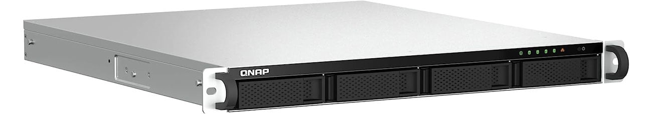 QNAP TS-464U-RP-8G Widok z lewej