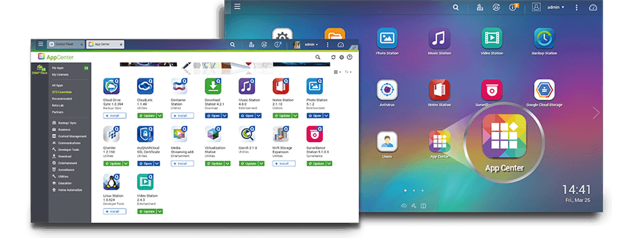 QNAP TS-531P aplikacje na żądanie