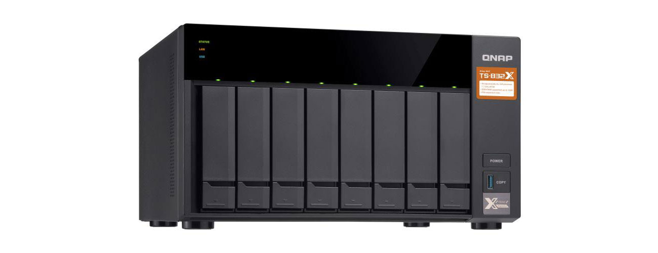 QNAP TS-832X-2G Elastyczna i ekonomiczna rozbudowa pamięci masowej