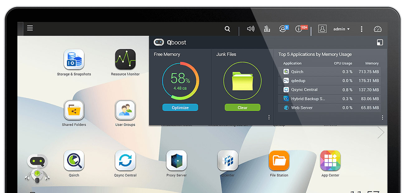 QNAP TS-832X-2G System operacyjny QTS