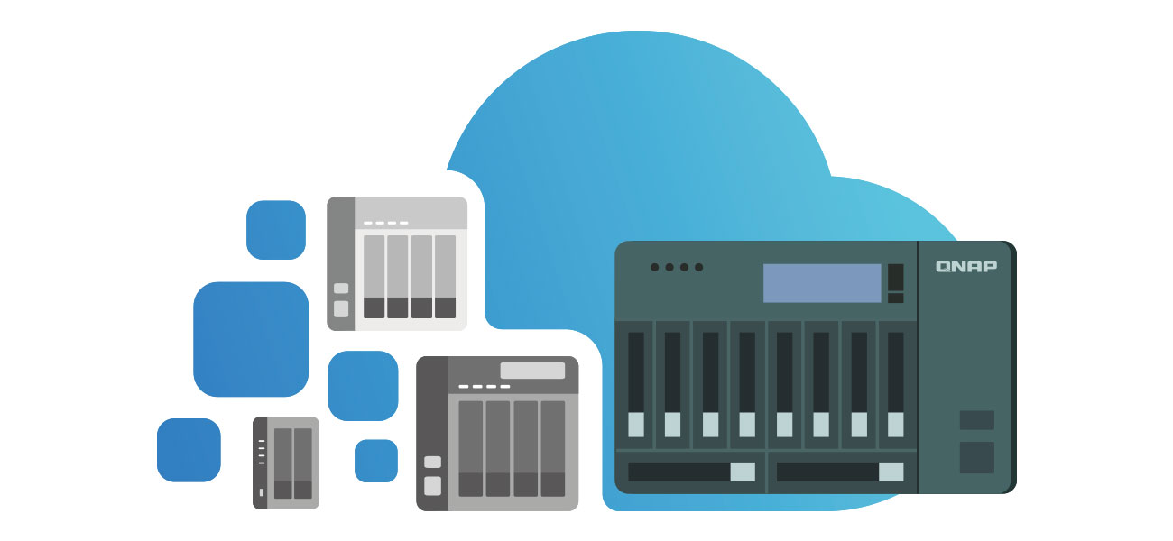 QNAP TS-832X-2G Kompletna obsługa kopii zapasowych