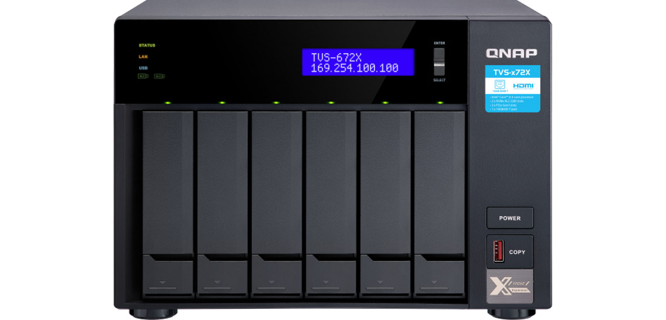 Serwer NAS QNAP TVS-672X-i3-8G