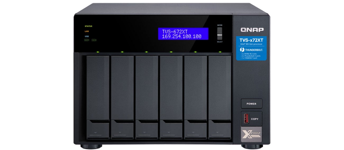 QNAP TVS-672XT-i3-8G