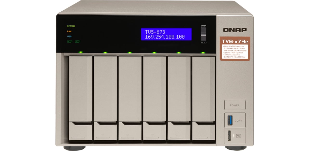 Dysk sieciowy TVS-673e