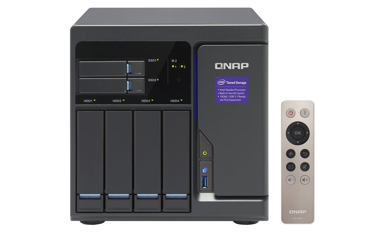 QNAP TVS-682-i3-8G Gniazda Dysków SSD