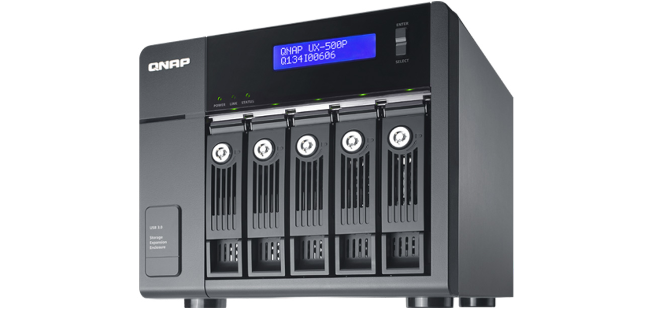 QNAP TX-500P rozbudowa pojemnosci pamięci masowej