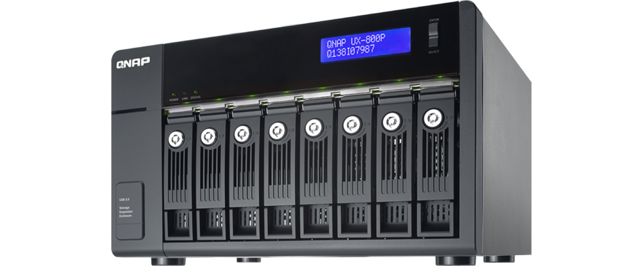 QNAP TX-800P rozbudowa pojemnosci pamięci masowej