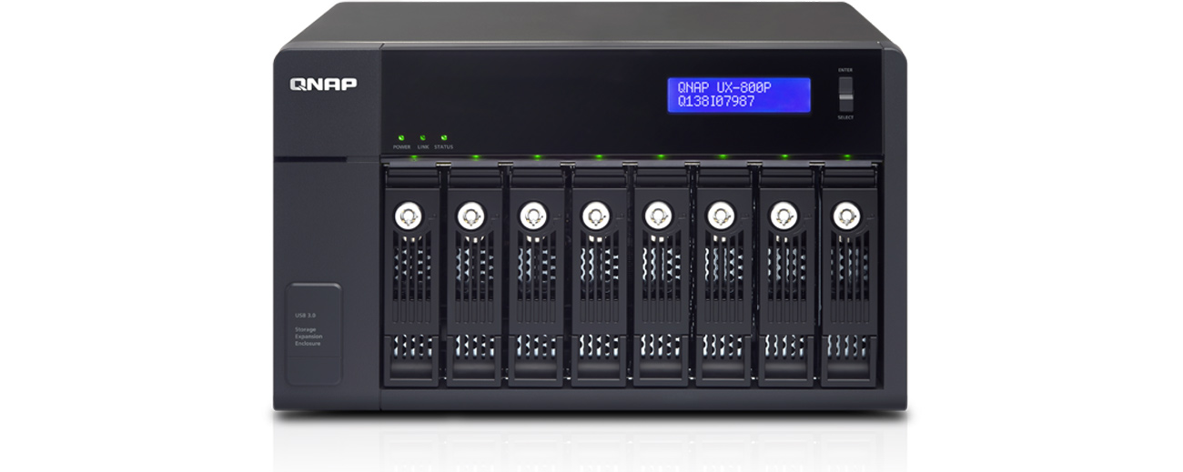 UX-800P wydajne chłodzenie wszystkich dysków