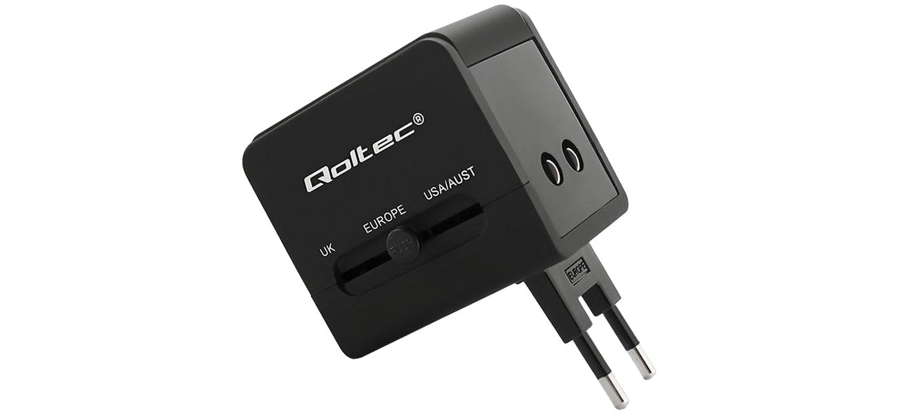 Ładowarka do smartfonu Qoltec Uniwersalny adapter 10,5 W 5V 2.1A 50133