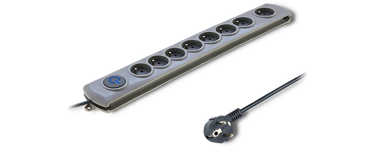 Listwa antyprzepięciowa Quick Switch 8 Gniazd 3m