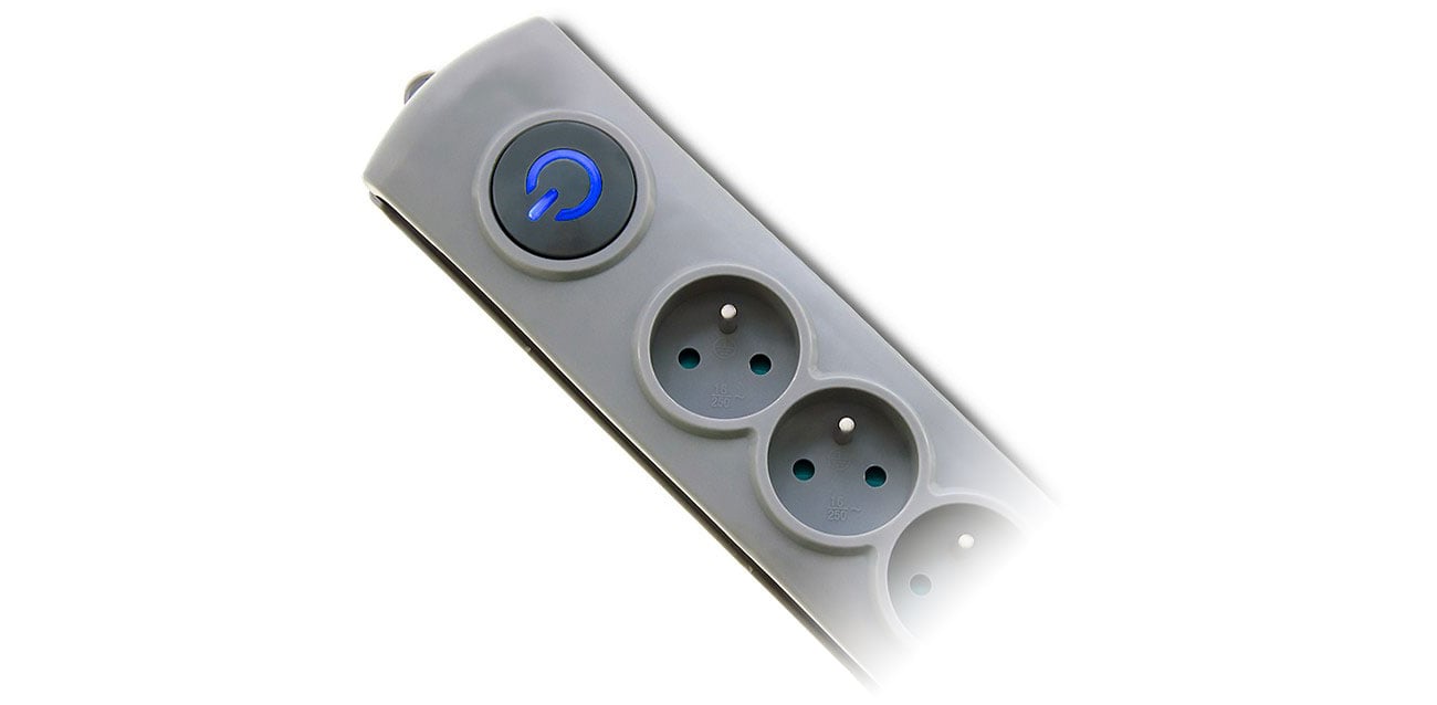 Listwa antyprzepięciowa Quick Switch 8 Gniazd 3m