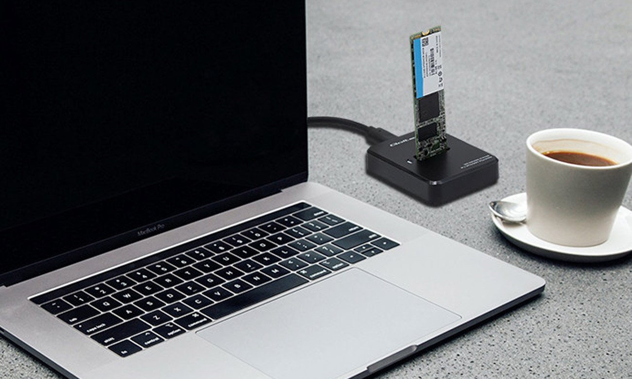Stacja dokująca Qoltec do dysków SSD M.2 SATA/PCIe (NGFF/NVMe)