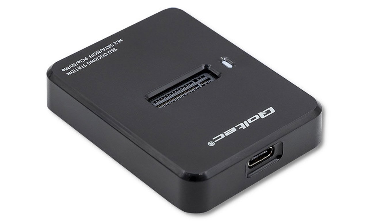 Stacja dokująca Qoltec do dysków SSD M.2 SATA/PCIe (NGFF/NVMe)