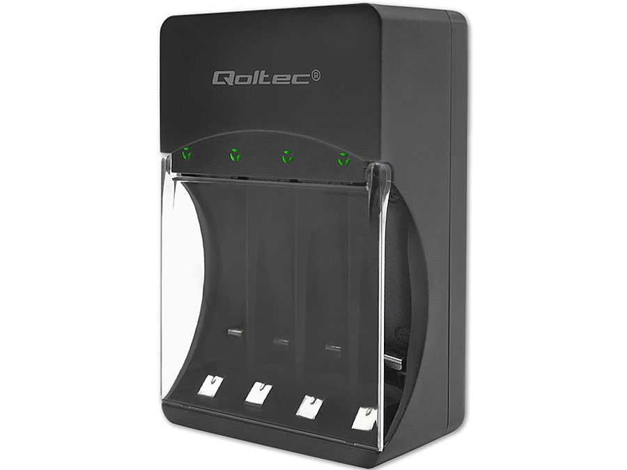 Qoltec 50653 ładowarka do akumulatorków Ni-MH typu R03/AAA R6/AA