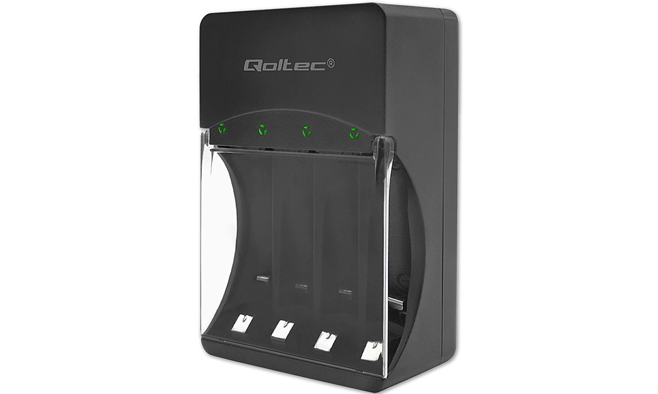 Qoltec 50653 ładowarka do akumulatorków Ni-MH typu R03/AAA R6/AA