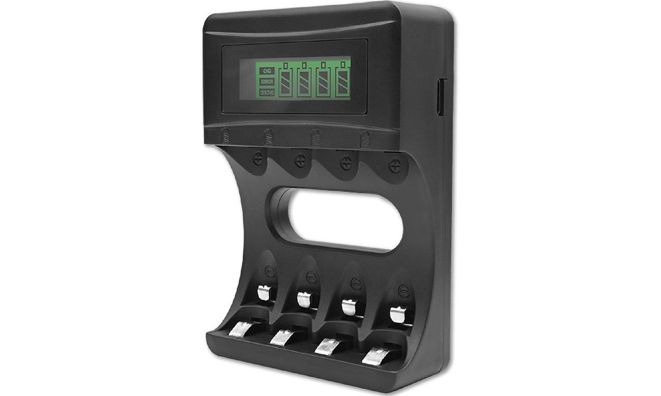 Qoltec 50654 ładowarka do akumulatorków Ni-MH typu R03/AAA R6/AA