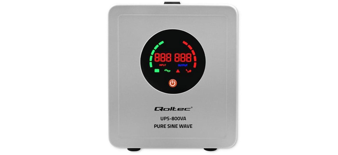 Qoltec Pure Sine Wave UPS Display