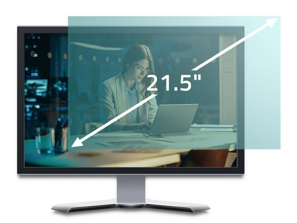 Qoltec Filtr światła niebieskiego matowy na monitor 24 16:9