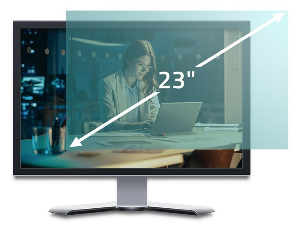 Qoltec Filtr światła niebieskiego matowy na monitor 24 16:9