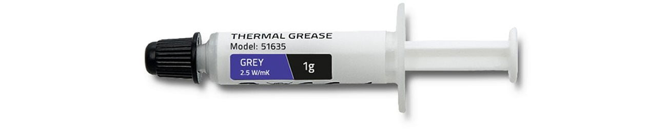 Wärmeleitpaste Qoltec 1g grau 2.5 W/m-K 51635