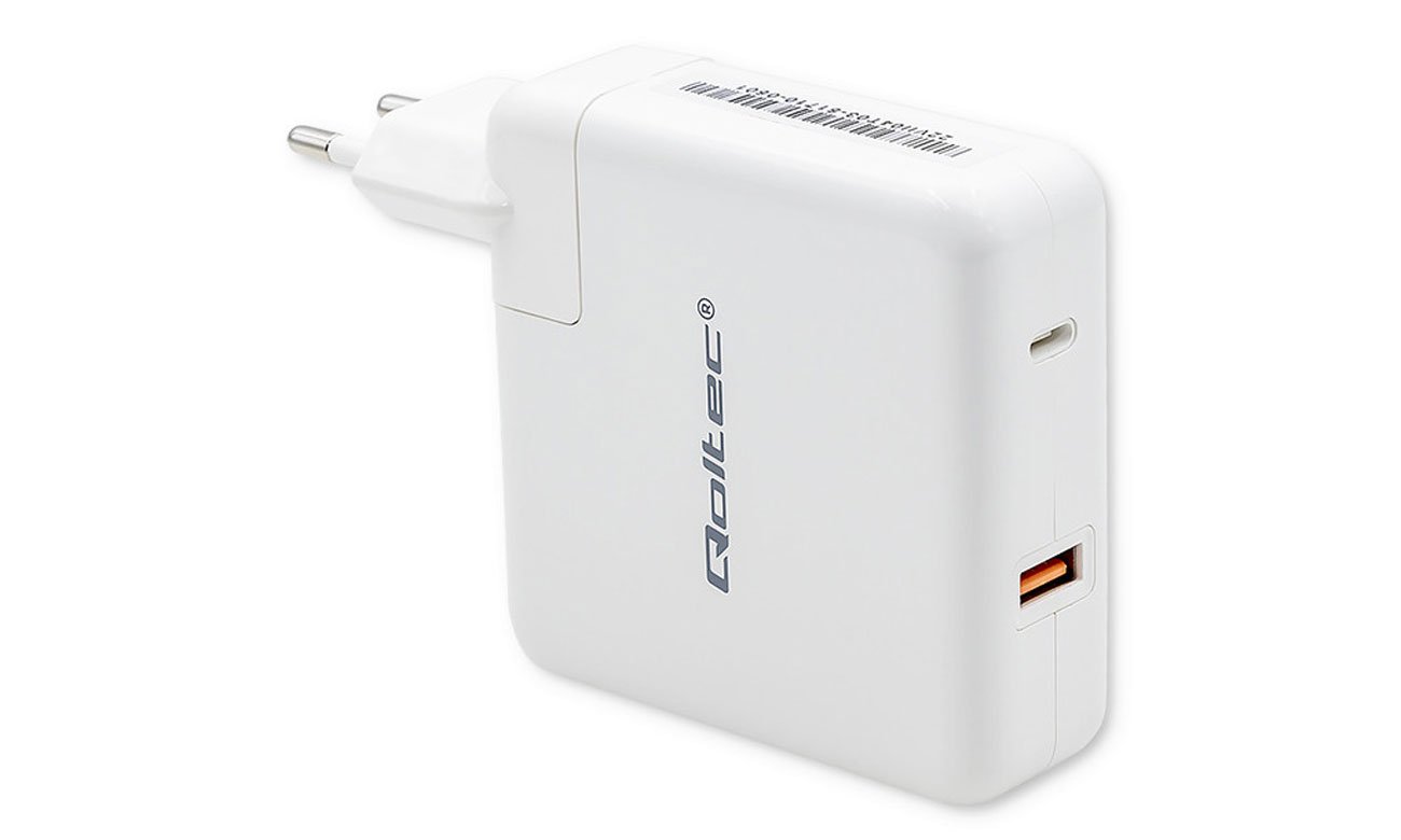 Qoltec GaN FAST 108W USB-C Ladegerät