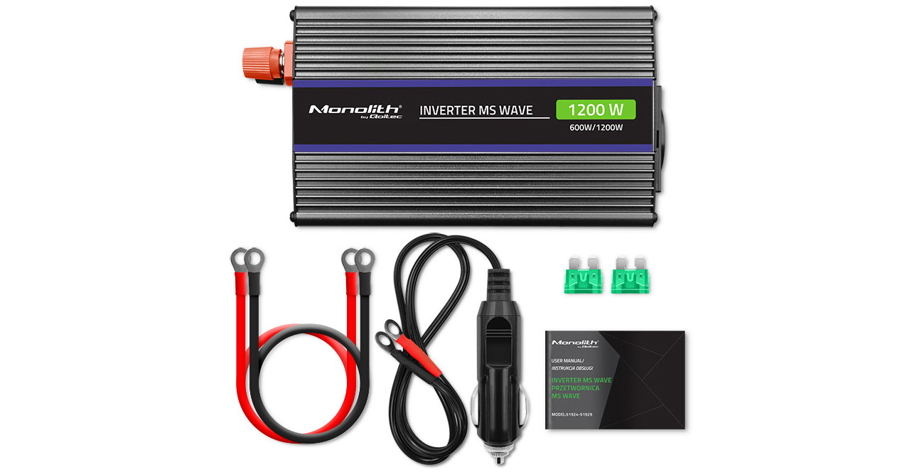 Qoltec 1200 MS Wave 51925 zestaw akcesoriów