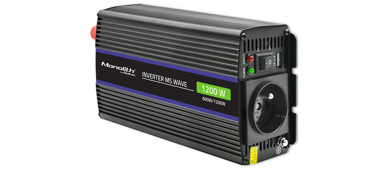 Przetwornica napięcia Qoltec 1200 MS Wave 51925