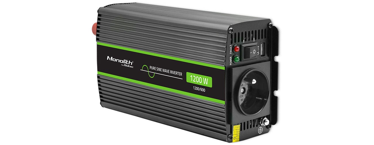 Przetwornica napięć Qoltec 600W/1200W 51933