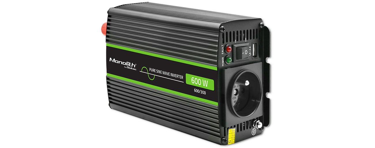 Przetwornica napięć Qoltec 300W/600W 51936