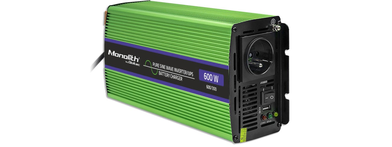 Przetwornica UPS Qoltec 300W/600W 51940