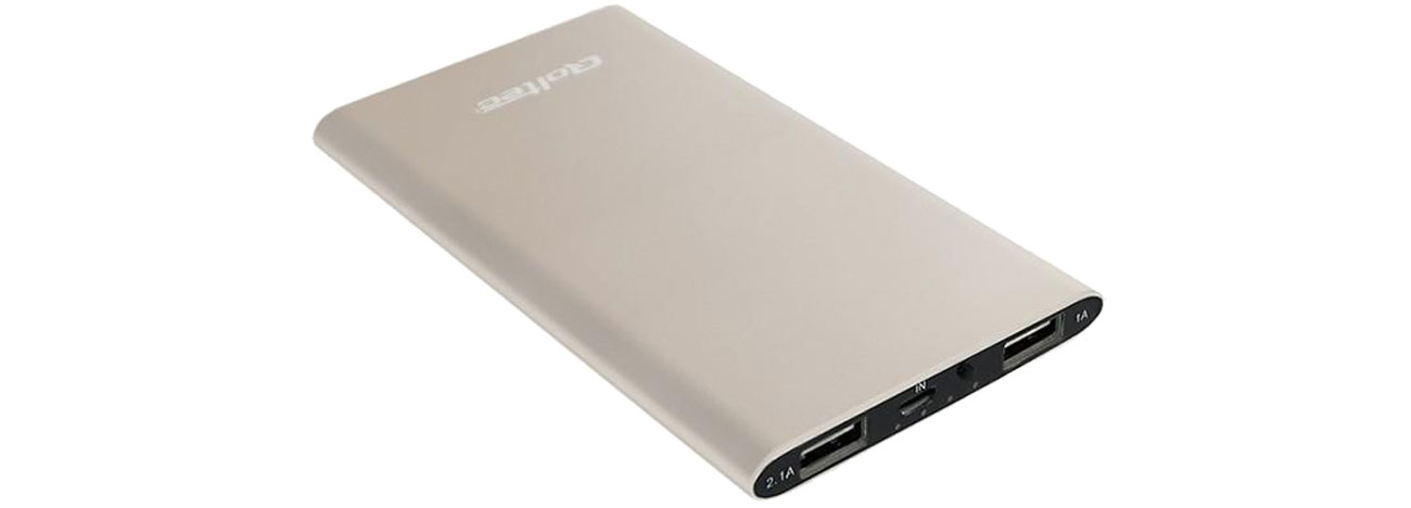 Qoltec Power Bank Slim 4000 mAh Li-polimerowa złoty 51983