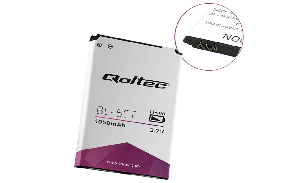 Bateria do Nokia BL-5CT | C5 | C6 | 5220 Pojemność 1050mAh