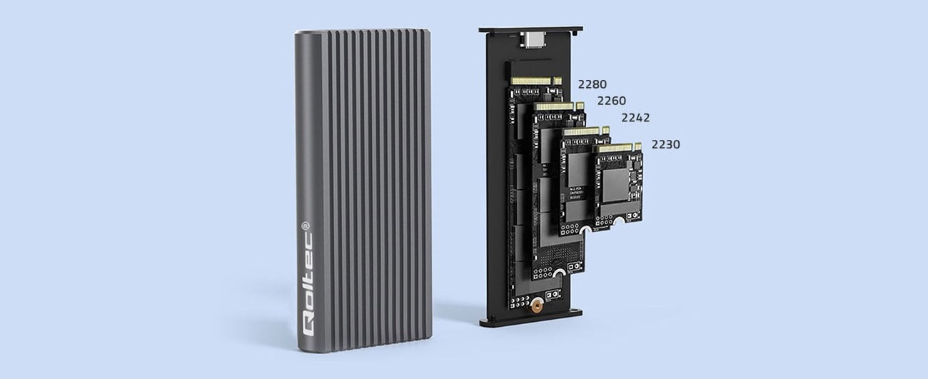 Qoltec 52272 kompatybilność z dyskami M.2