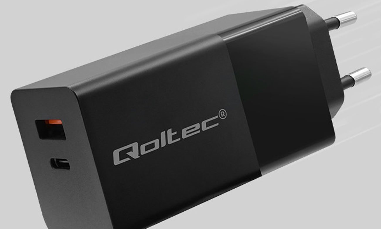 Qoltec GaN POWER PRO USB-C PD USB 3.0 100 W