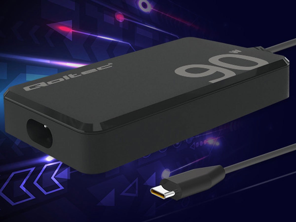 Ładowarka sieciowa Qoltec 52422 90W GaN Super Fast SLIM - Widok ogólny