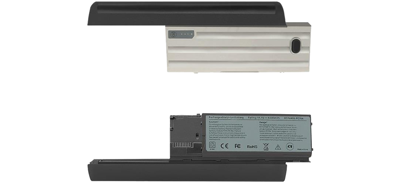 Qoltec Bateria do Dell Latitude D630,6600mAh, 11.1V 52529.PC764-H