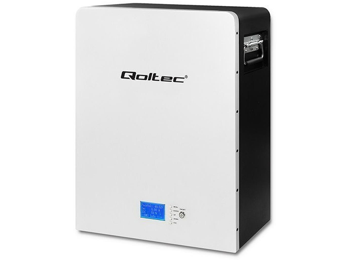 Magazyn energii Qoltec LiFePO4 | 4.8kW | LCD 100Ah | BMS