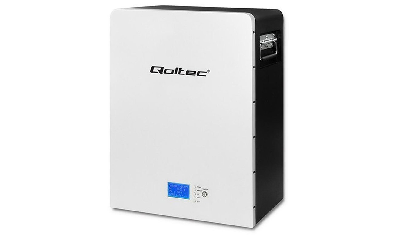 Magazyn energii Qoltec LiFePO4 | 4.8kW | LCD 100Ah | BMS