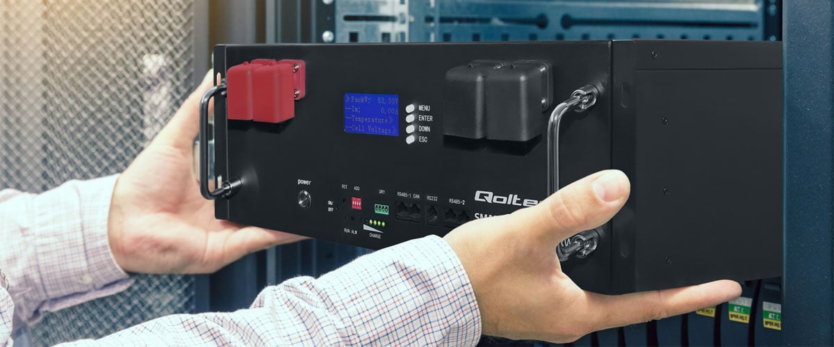 Qoltec Magazyn energii LiFePO4 do RACK 5.12kWh 51.2V 100Ah