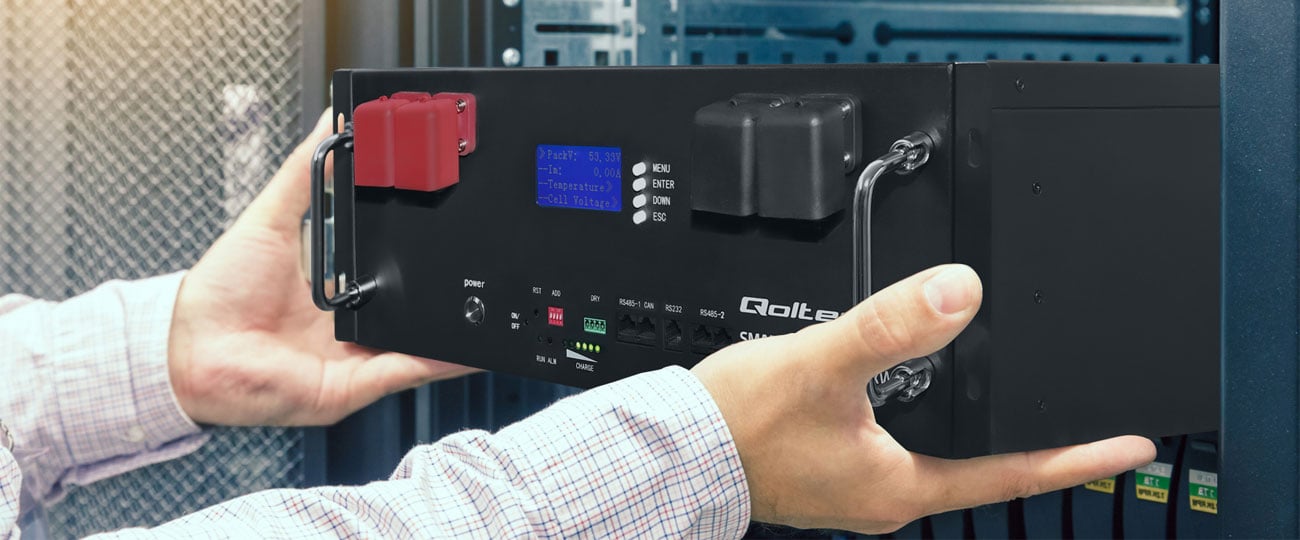 Qoltec Magazyn energii LiFePO4 do RACK 5.12kWh 51.2V 100Ah