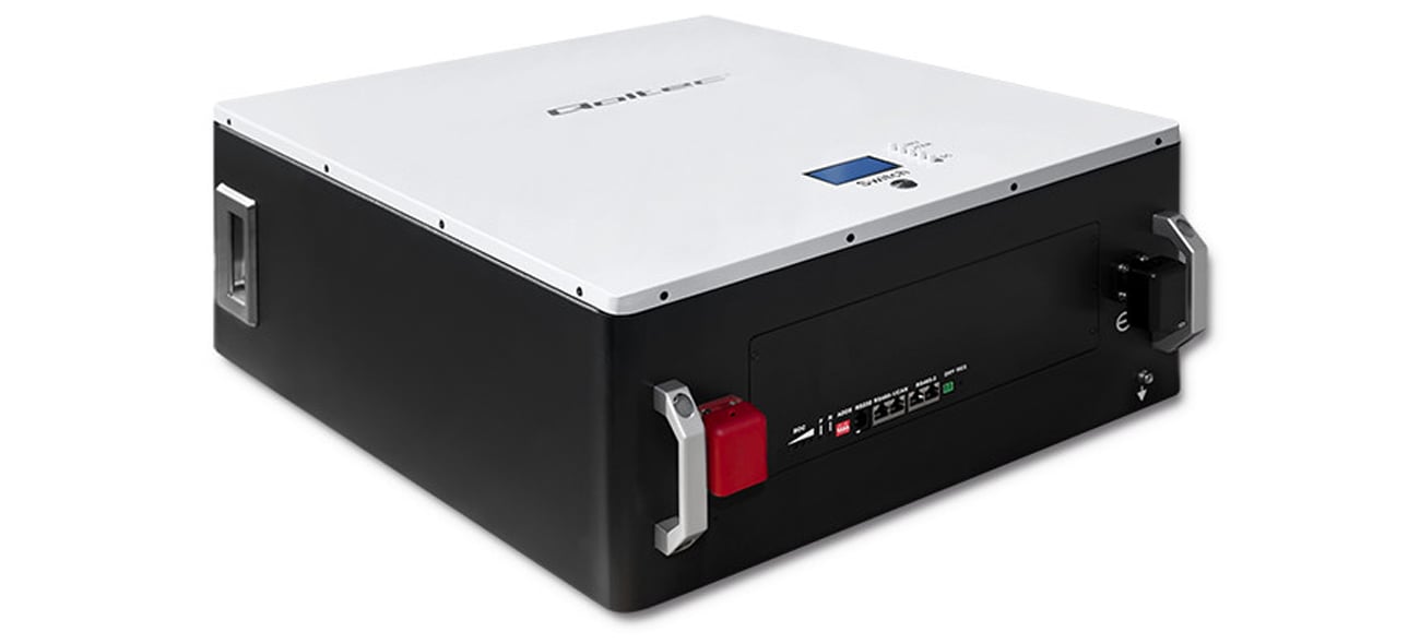 Qoltec LiFePO4 (9.6kWh, 48V, BMS, LCD)