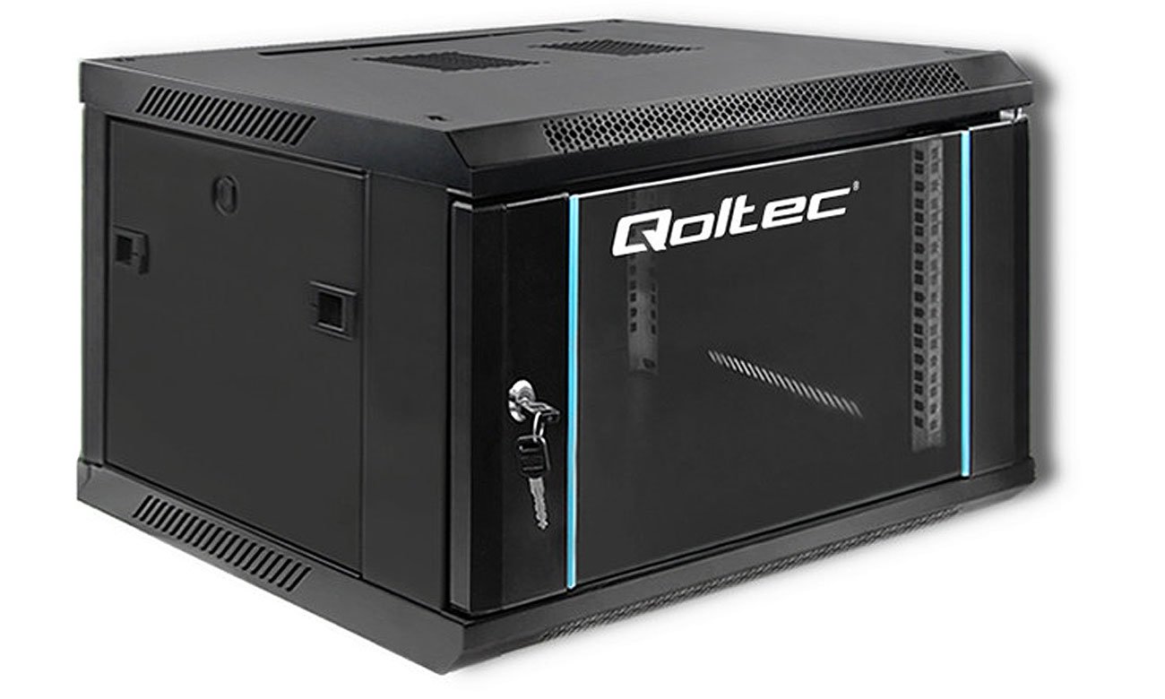 Qoltec 54465 szafa RACK 19'' 6U 600x370x600