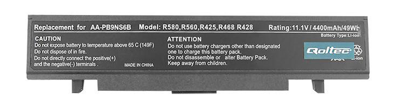 Bateria Qoltec Samsung R425 R428, 4400mAh, 11.1V 7253.R428
