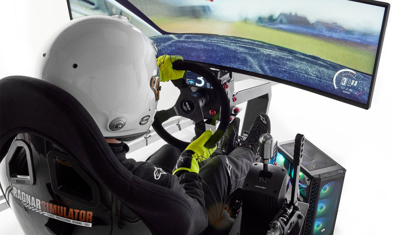 Statyczny symulator jazdy Ragnar Smart Pro-Am Rally - Najlepsze podzespoły i wysoka jakość wykonania
