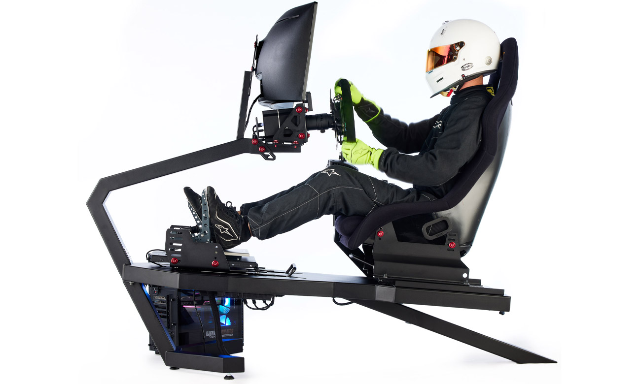 Statyczny symulator jazdy Ragnar Smart Pro Race - Widok lewego boku